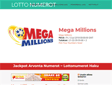 Tablet Screenshot of lottonumerothaku.com